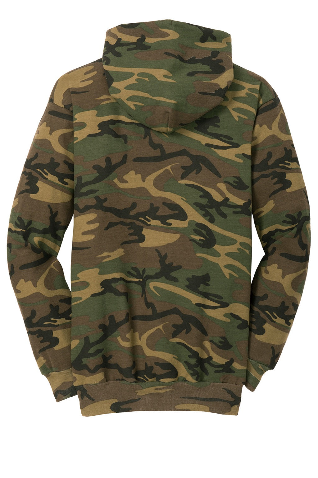 Mens Core Pill Resistant Fleece Hooded Sweatshirt Hoodie w/ Pouch Pocket - Military Camo