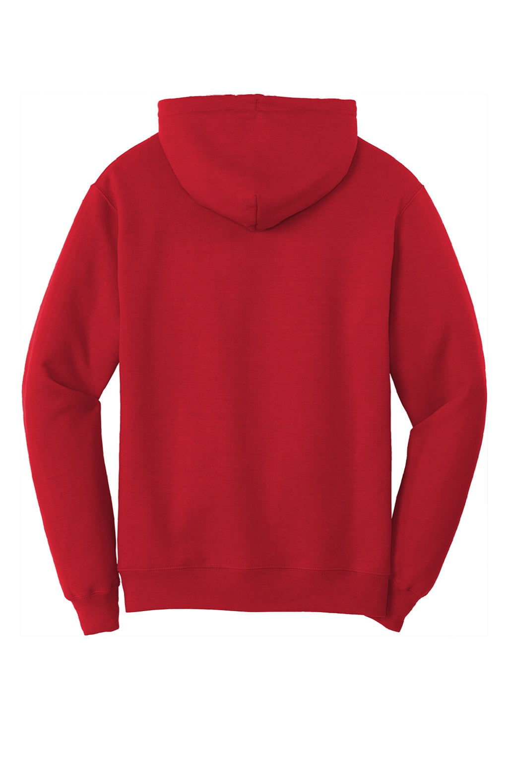 Mens Core Pill Resistant Fleece Hooded Sweatshirt Hoodie w/ Pouch Pocket - Red