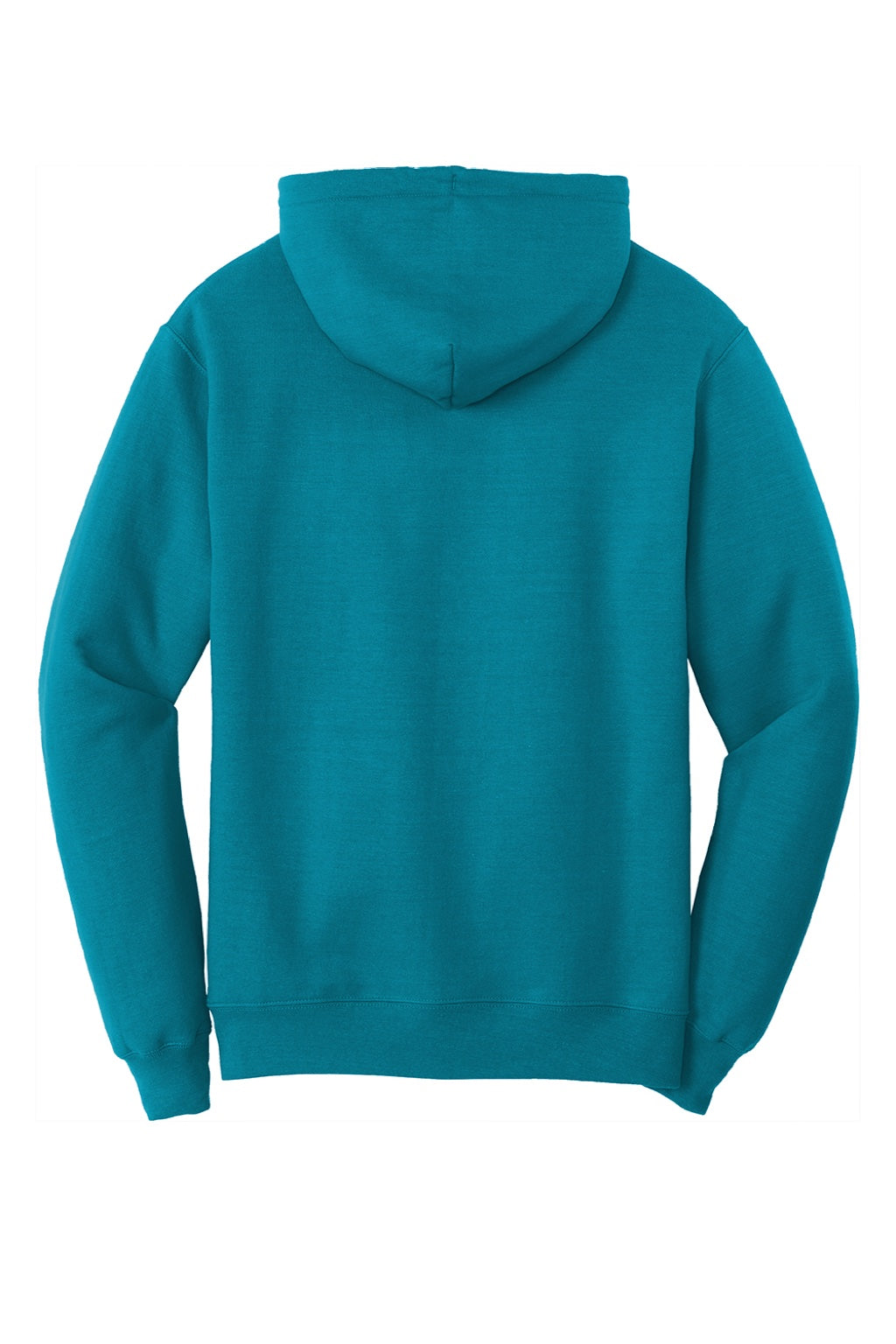 Mens Core Pill Resistant Fleece Hooded Sweatshirt Hoodie w/ Pouch Pocket - Teal Green