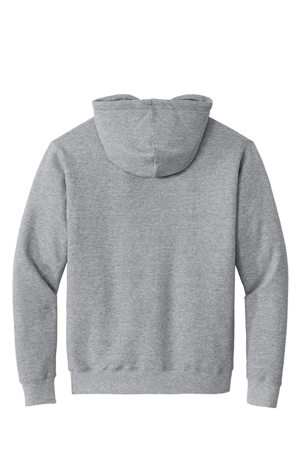 Mens Essential Pill Resistant Fleece Hooded Sweatshirt Hoodie w/ Pouch Pocket - Heather Grey