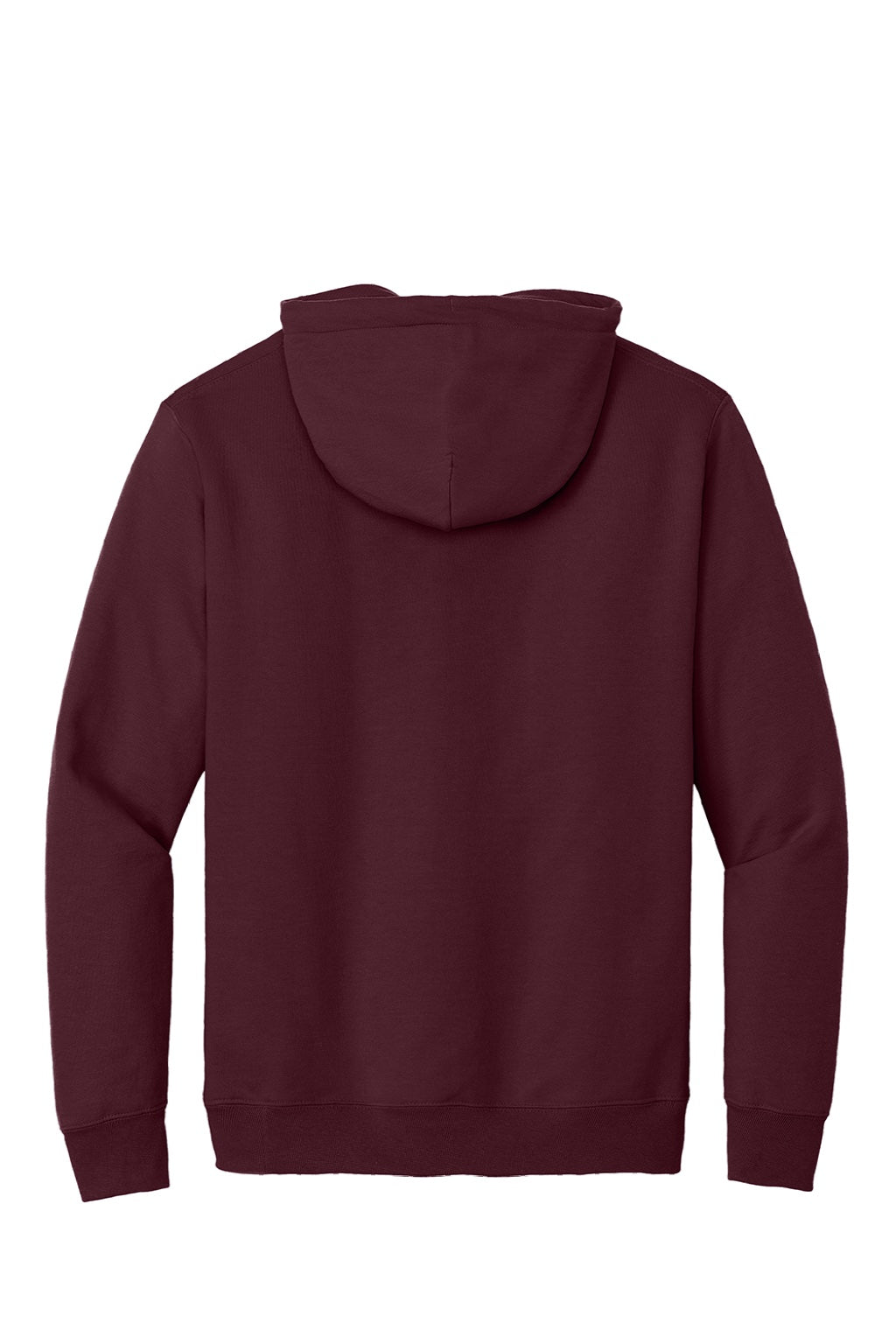 Mens Essential Pill Resistant Fleece Hooded Sweatshirt Hoodie w/ Pouch Pocket - Maroon