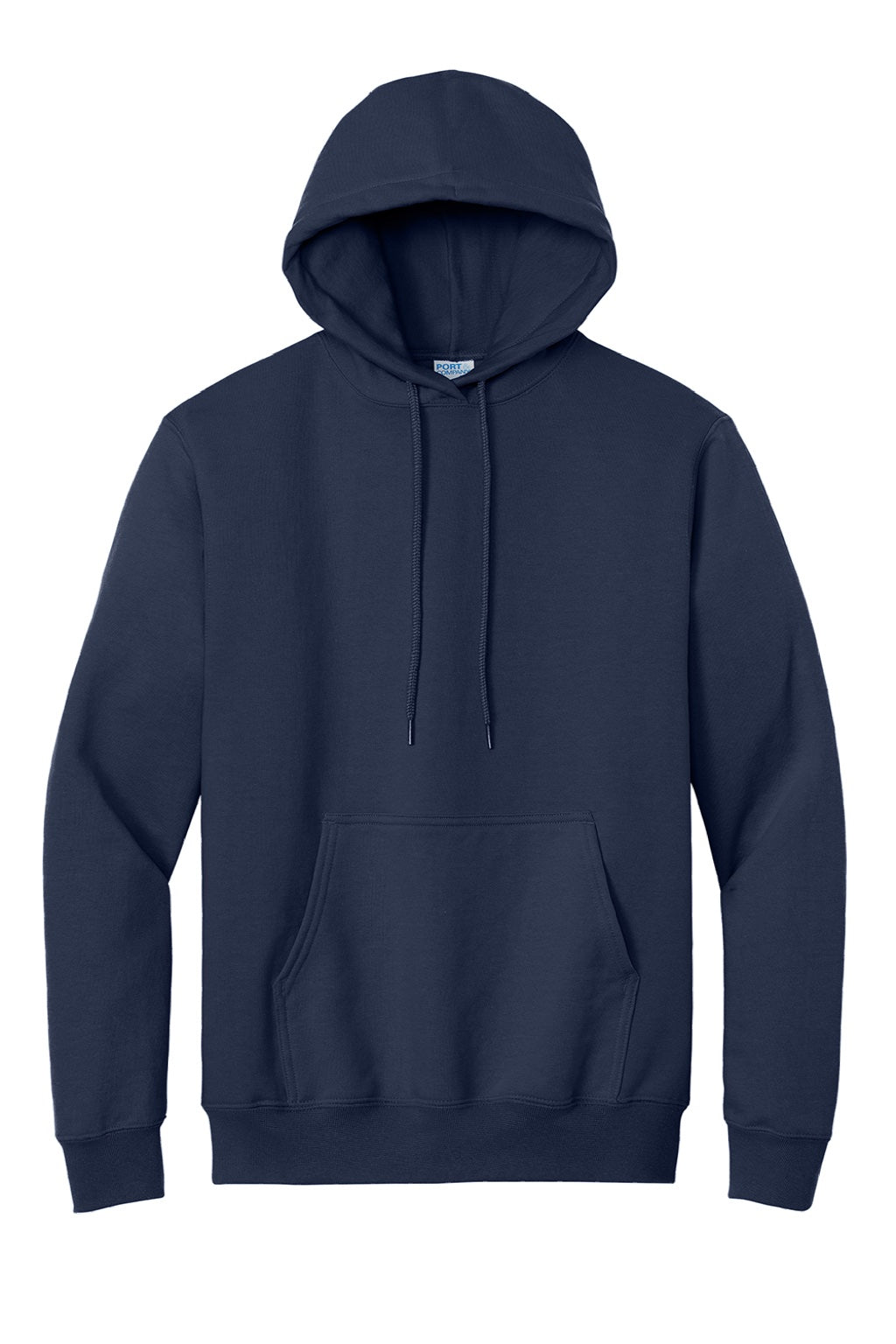 Mens Essential Pill Resistant Fleece Hooded Sweatshirt Hoodie w/ Pouch Pocket - Navy Blue
