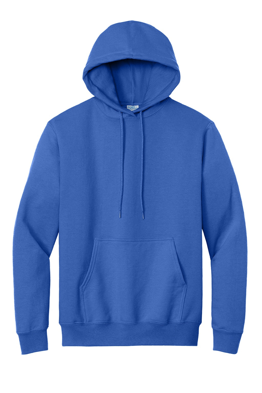 Mens Essential Pill Resistant Fleece Hooded Sweatshirt Hoodie w/ Pouch Pocket - Royal Blue