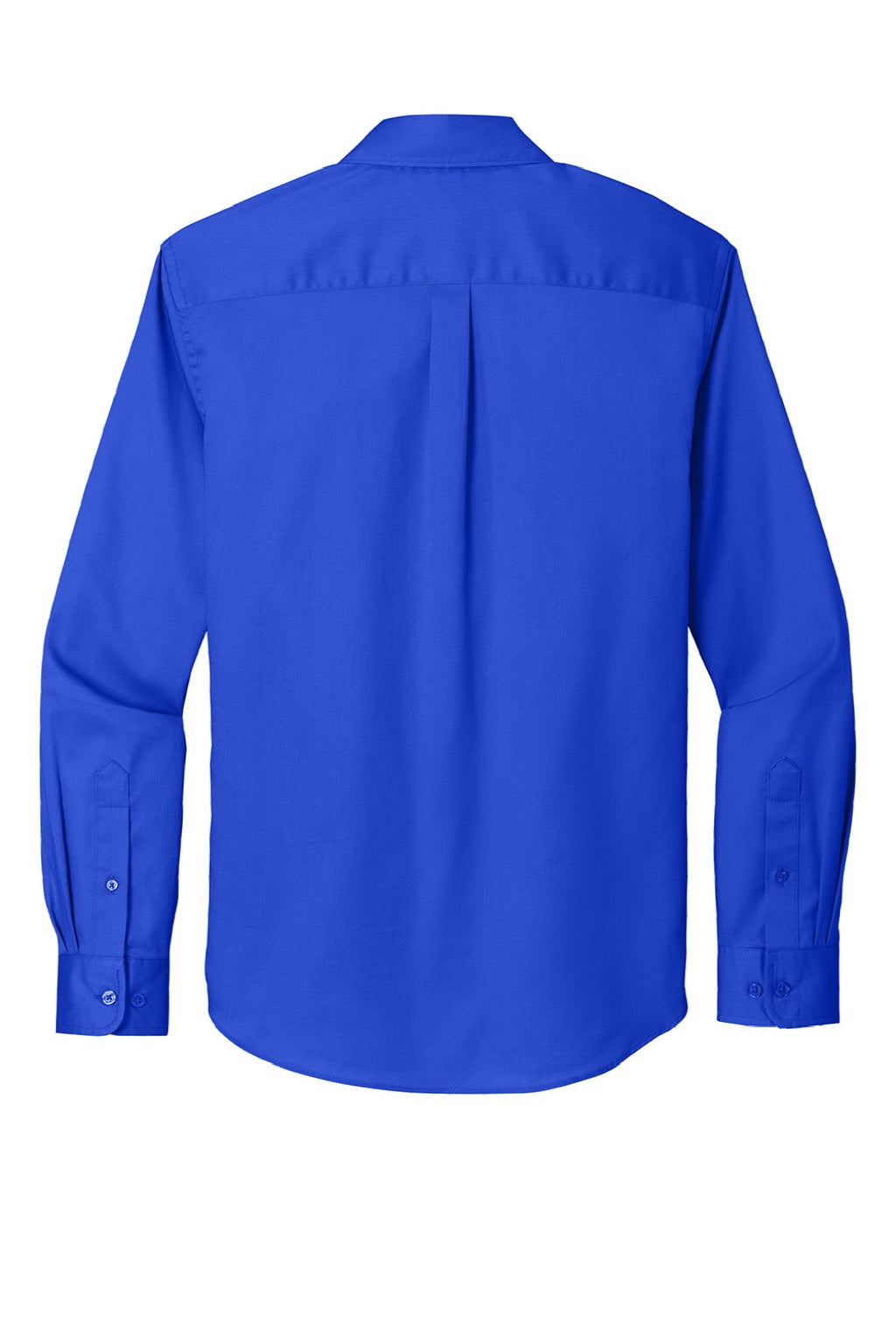 Mens SuperPro Wrinkle Resistant React Long Sleeve Button Down Shirt w/ Pocket - True Royal Blue
