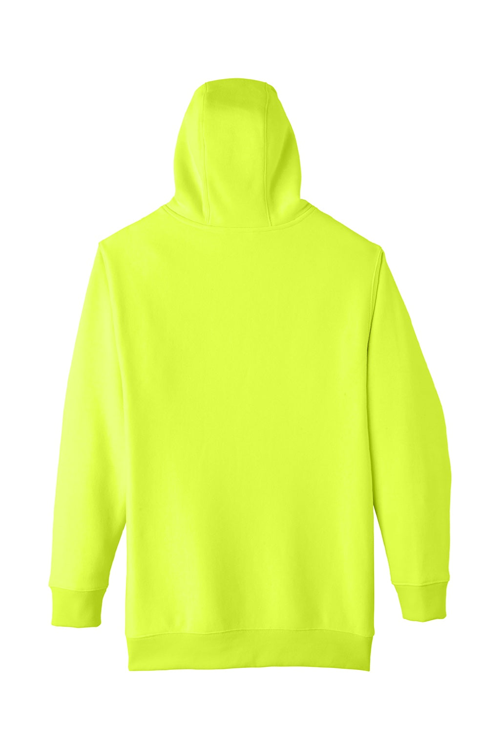 Mens Zone HydroSport Fleece Water Resistant Hooded Sweatshirt Hoodie w/ Pouch Pocket - Safety Yellow