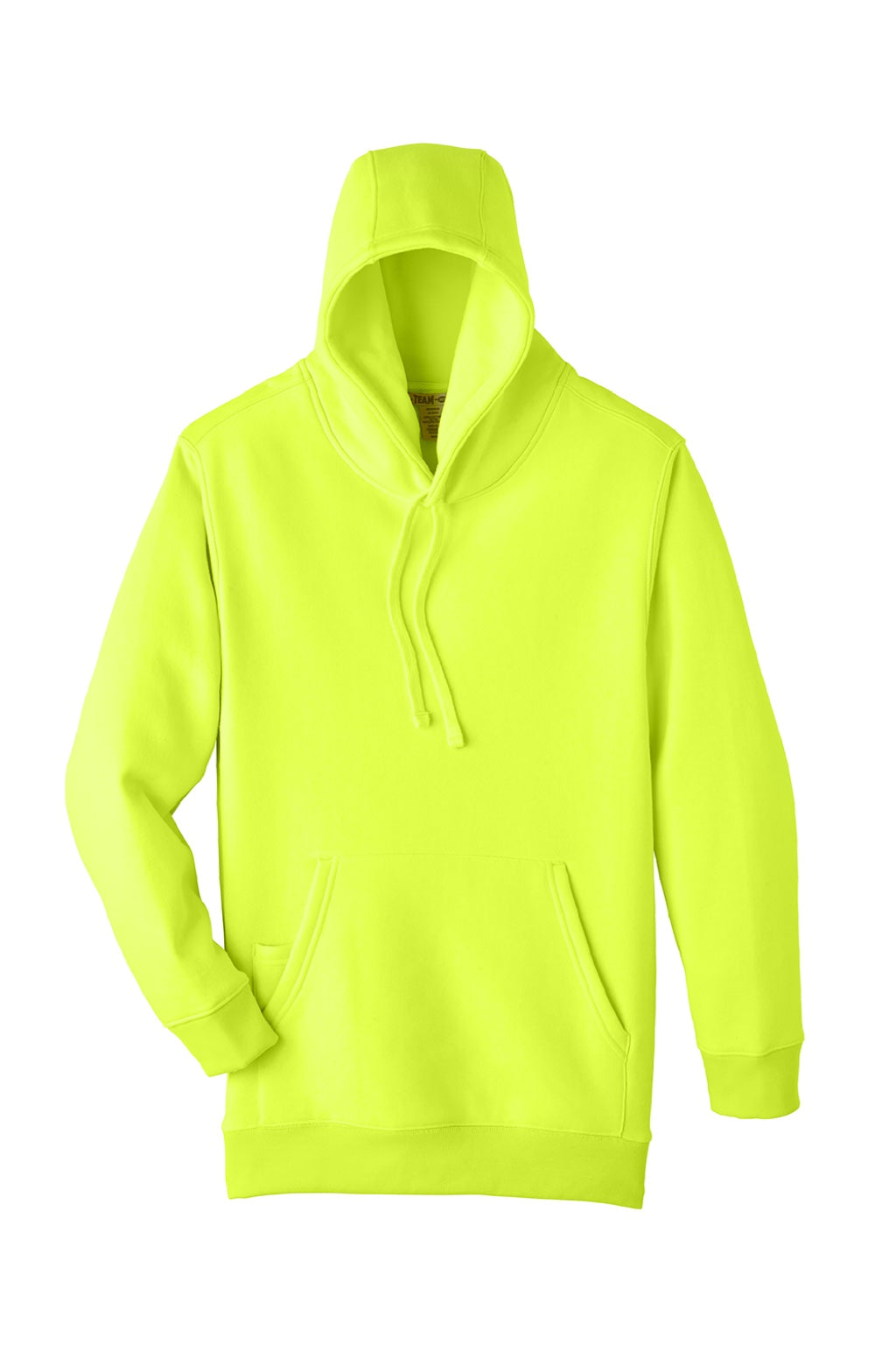 Mens Zone HydroSport Fleece Water Resistant Hooded Sweatshirt Hoodie w/ Pouch Pocket - Safety Yellow
